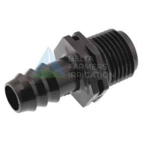 101003914 Rivulis Adapter Barbed 16 x 1/2" Male Threaded Black