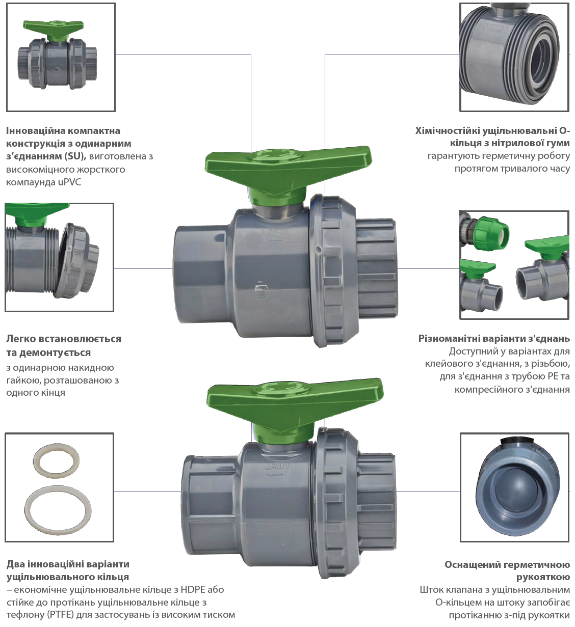 Rivulis PVC Ball Valve